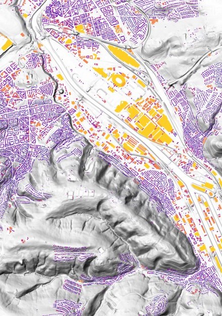 Solaratlas der Luft- und Raumfahrt zeigt geeignete Dachflächen für Solaranlagen in Deutschland