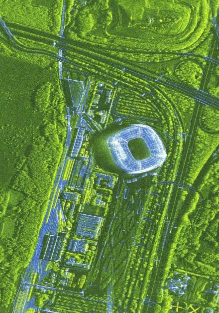 EM-Stadien im Radarblick von TerraSAR-X und TanDEM-X