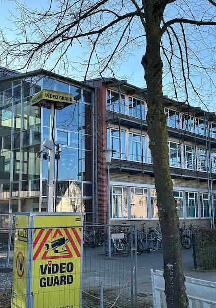 Mobiler Hightech-Schutz für Schulgelände: Video Guard verhindert Vandalismus