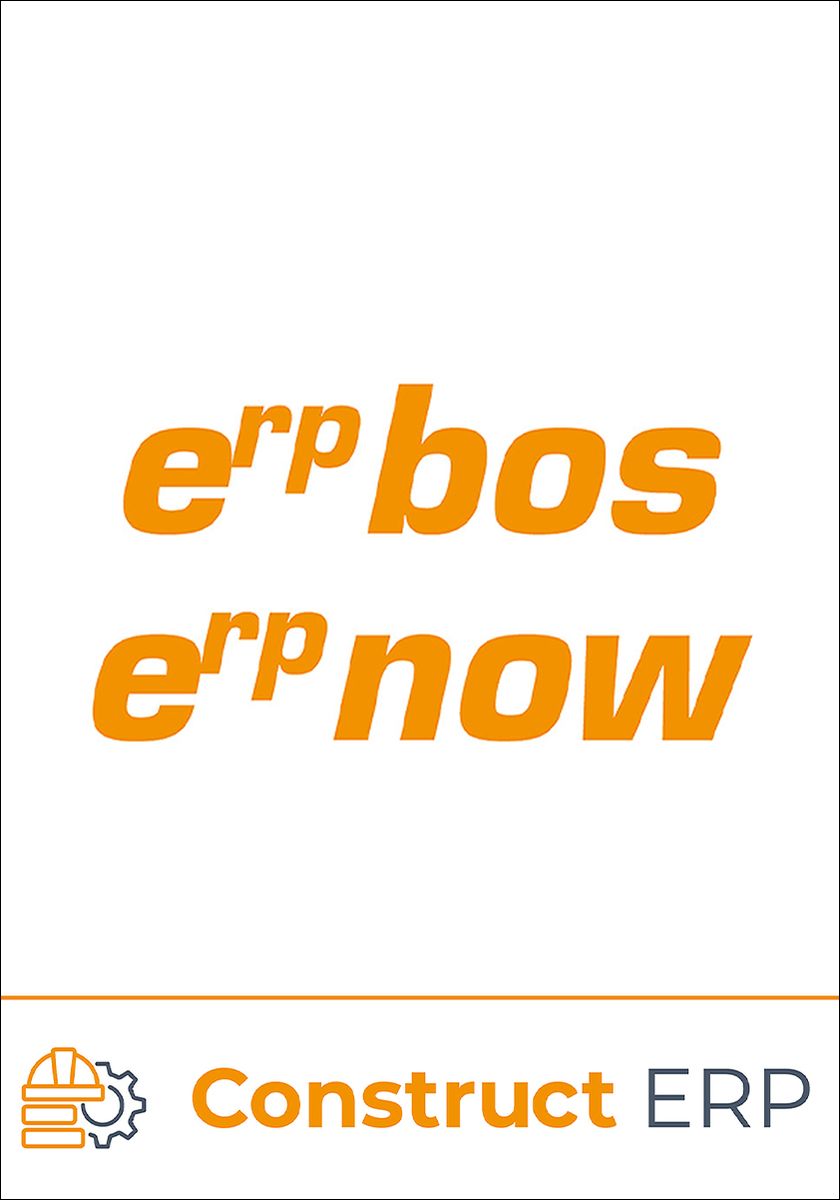 Softbauware: ERPbos und ERPnow künftig Construct ERP