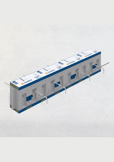 Weiterentwicklung Schöck Isokorb XT/T Typ Q für gestützte Balkone und Loggien