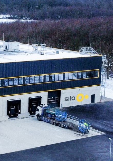 Neue Sita Logistikhalle im Aurea Gewerbegebiet