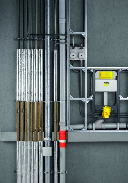 Brandschutz im Nullabstand: Flexibles Brandschutzband für Deckendurchführungen