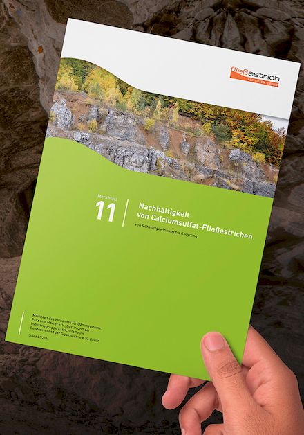 VDPM Merkblatt 11 „Nachhaltigkeit von Calciumsulfat-Fließestrichen”