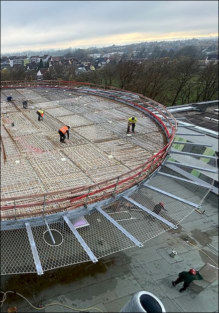 Beheizter Hubschrauberlandeplatz für das Klinikum Crailsheim