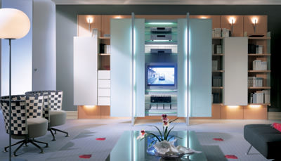 Medienmöbel: Markenmöbel mit perfekt integrierte Medientechnik