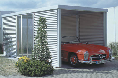 Fertiggaragen, Carports, Garagen, Pavillon