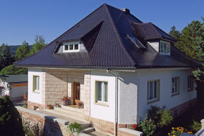 Biberdach, Biberschwanz, Biberschwanzziegel, Umdeckung, Dacheindeckung, Schieferverkleidung, Biberdeckung, Ziegeldach