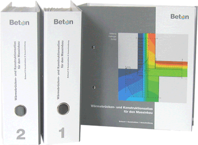 Massivbau, Betonbau, Zementindustrie, Betonindustrie, kostenlose CAD-Details, Konstruktionsatlas, Wärmebrückendetails, Wärmebrückenatlas, Konstruktionsdetails, Wärmebrücke, Wärmebrücken, Detailausbildungen, bauphysikalische Nachweise