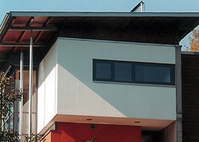 Putzträgerplatte, Putzträger, vorgehängte Putzfassade, Bluclad von Eternit, Putzträgerplatten, Holztafelbau, Holzständerbau, Putzfassaden, Holzbau, nichtbrennbare Putzträgerplatte, Kalziumsilikat, vorgehängte hinterlüftete Putzfassade, Planungsordner, fugenlos, Architektenordner