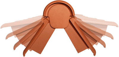 Firstl�fter, Firstl�ftungssystem, Flachdachziegel, Firstl�ftung, Firstl�fterziegel, Schiebefirst, L�fterziegel, Firstanschlussziegel, Firstanschluss-L�fterziegel, Dachziegel, Dachpfanne, Schiebefirstziegel