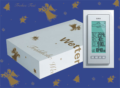 Rauchmelder, Wetterstation, Radio, Funk-Wetterstation, Unterputz-Radio, Elektroinstallation, Elektroinstallationstechnik, Radiogerät, Lichtschalter, Schalterprogramm