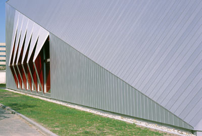 Stahlfassade, Aluminiumfassade, Flachpaneel, hinterl�ftetes Fassadensystem, Stahlfassaden, Aluminiumfassaden, Fassaden, Aluminium, hinterl�ftete Fassade, Stahl