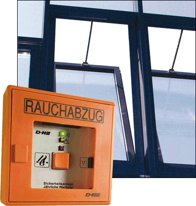 Nat�rliche Rauch- und W�rmeabzugsger�te NRWG, RWA-System, RWA-Anlage, RWA-Antrieb, Dachprofile, Metallbau, Fenster, Fassadenprofile