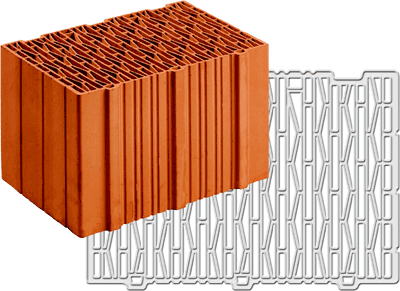 Ziegelbauweise, Planziegel, Blockziegel, W�rmeleitwert von 0,09 W/mK, Unipor, W09-Ziegel, Au�enw�nde, Unipor-Ziegel