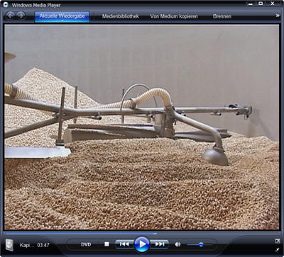 Hauptrolle für „Maulwurf 6000“ - ein Film über die Lagerung von Pellets