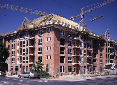 gef�llter Mauerziegel, Planziegel, Schallschutz, Mauerziegel, unipor Coriso, D�mmung, Geschossbau, Mehrgeschossbau