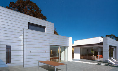 Titanzink-Fassade, Horizontalpaneele, Fassaden-Paneele, Titanzink-Paneele, Metallfassade, Rheinzink-Titanzink, Titanzink-Profile, Profiltechnik-Fassadensystem, Fassadenbekleidung