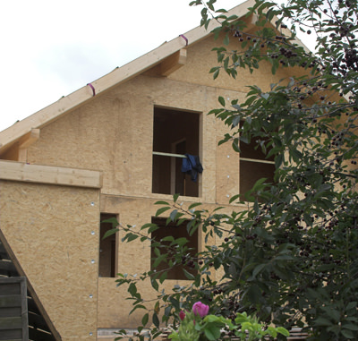 Verbundplatten, EPS, OSB-Holzplatten, Styropor, C-Sips-Technologie, Wandelemente, Dachelemente, Complete Structural Insulated Panel Syste