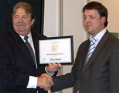 Glassex Best of show award 2008, Wärmedämmglas, Dreifachglas, Dreifachgläser, Interpane, Glas, Isolierglas, dreifach-Wärmedämmglas, Dreischeibenaufbau, Verglasung