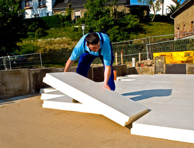 Umkehrdach, Perimeterd�mmung, Extruderschaumplatte, D�mmplatte, D�mmplatten, Flachdachd�mmung, Polystyrol-Hartschaumplatten