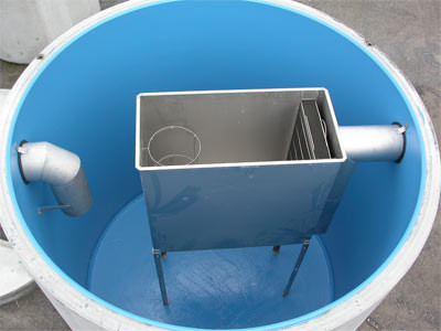 Biodiesel-Abscheider, Abscheider f�r Biodiesel, Abscheidetechnik, Leichtfl�ssigkeitsabscheider, Biodiesel-Abtrennung, Leichtfl�ssigkeiten, Koaleszenzwirkung