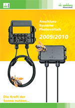 Spelsberg Katalog "Anschluss-Systeme Photovoltaik 2009/2010"