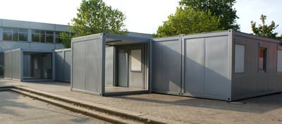 Schulcontainer, Raumcontainer, mobile Klassenzimmer, Schulgeb�ude, Raummodule, Container, Sanit�rcontainer, schallisolierte Wandpaneele