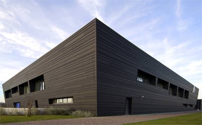 metallische Geb�udeh�lle, Metallfassade, Architekturzeitschrift Focus On Zinc, Titanzink Fassade, Corporate Design