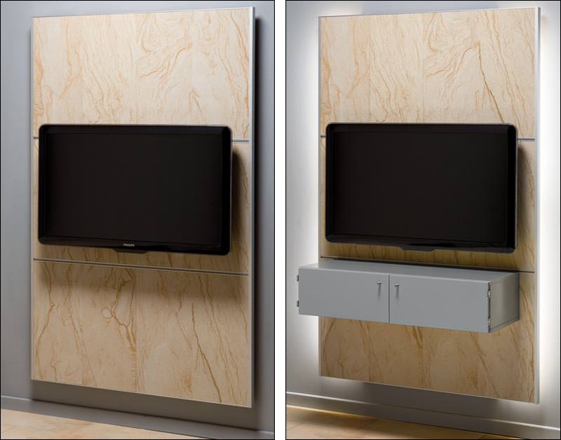 Cinewall objekt: professionelle tv wand für den objektbereich ...