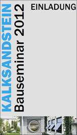Einladung Kalksandstein Bauseminare 2012