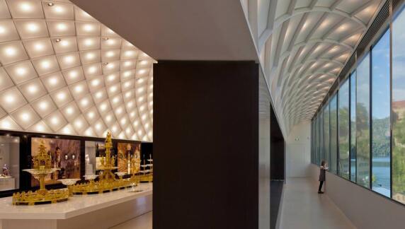Rautengewölbe der leichten Dachkonstruktion: Museum der Bayerischen Könige -Preis des Deutschen Stahlbaues 2012