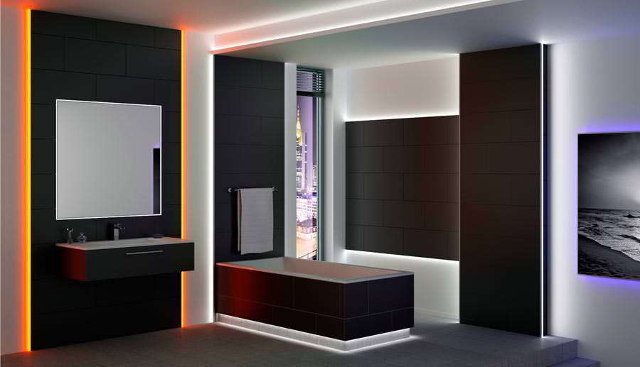 Schlüter liprotec: räume gestalten mit led profilen für wand ...