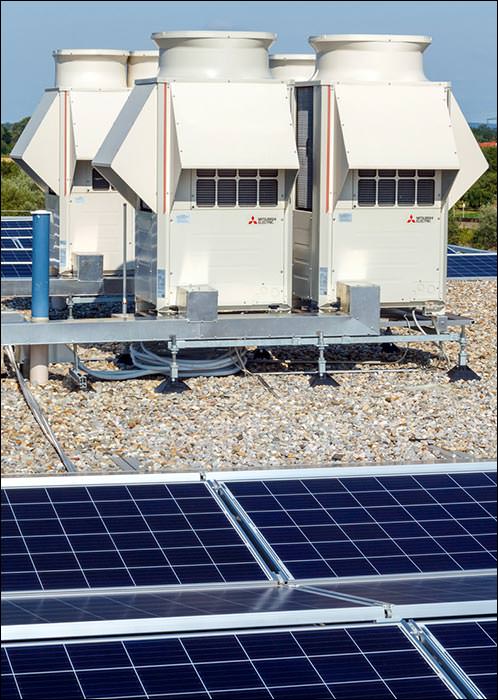 Heizen-Kühlen-Entfeuchten mit einem System, einem VRF-/VRV-System