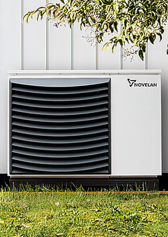 Jabbah: Kompakte Wärmepumpe in Monoblock-Bauweise mit 5 und 7 kW neu von Novelan