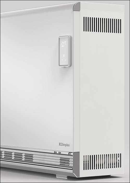 Neue Wärmespeicherheizungen von Dimplex mit u.a. selbstlernendem Aufladeregler
