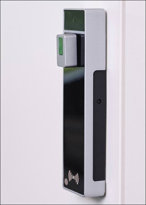 Elektronik Möbelschloss für beispielsweise Spinde integriert in das CES-Zutrittskontrollsystem