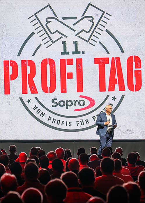 Über 1.000 Fachhandwerker beim 11. Sopro ProfiTag