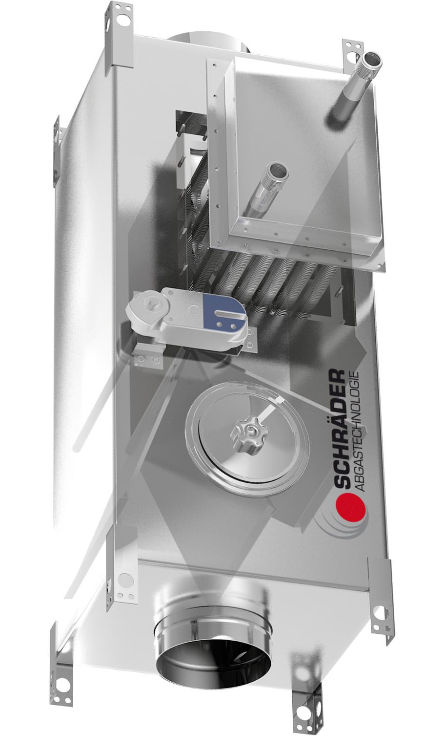 Abgaswärmetauscher von Schräder - ganz im Sinne der EnSimiMaV