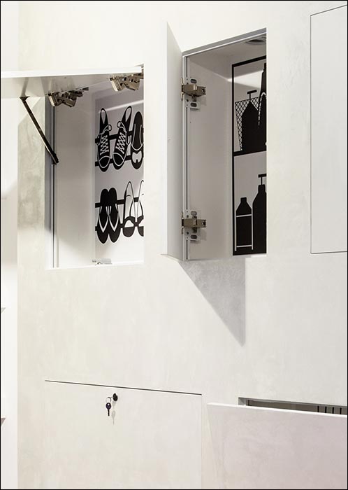 Revisionsöffnungen oder auch wandintegrierte Ablagen mit Eclisse sauber verstecken