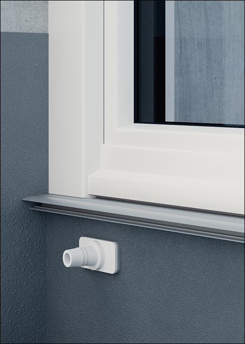 ift-geprüfter Anschluss bodentiefer, schwellenloser Fenster von Alumat und Triflex