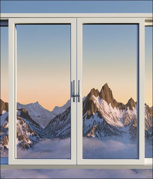 HST Motion - die neue Hebeschiebetür von Oknoplast mit vergleichsweise schmalen Rahmenprofilen