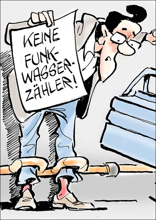 Funkwasserzähler lässt sich gerichtlich nicht verhindern