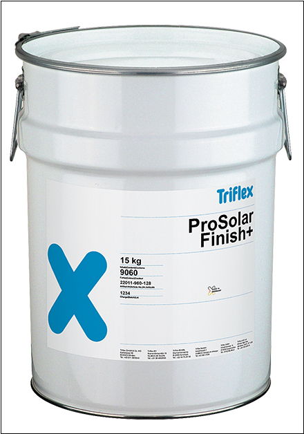 Triflex PMMA-Abdichtung als Grundlage für Photovoltaik und Gründach 