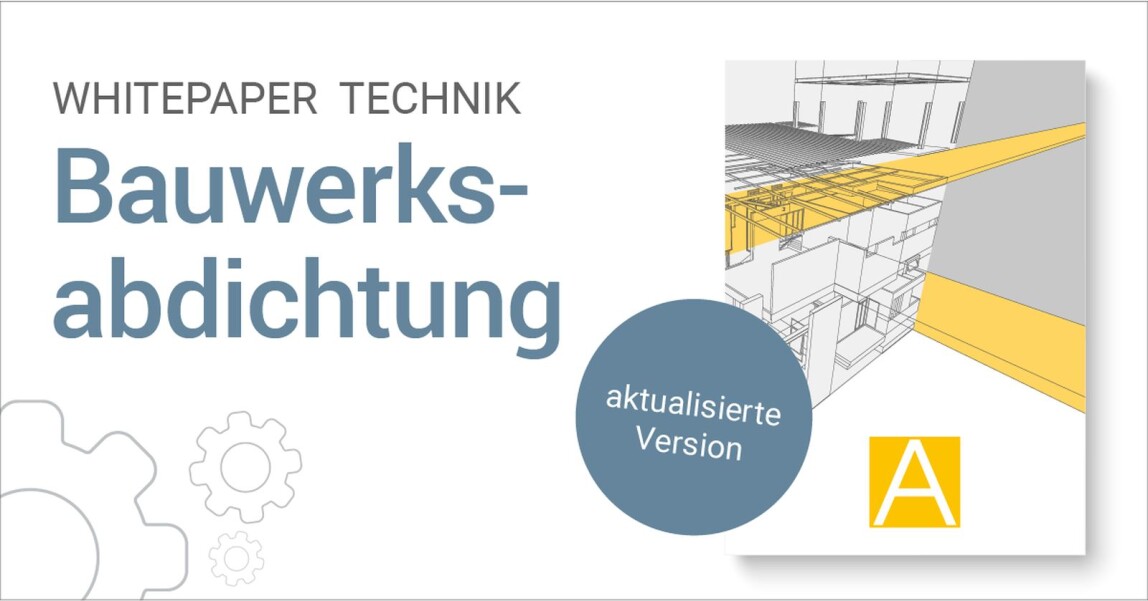 Deckblatt des Whitepaper Technik - Bauwerksabdichtung