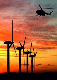 Windparks ohne nächtliches Dauerblinklicht