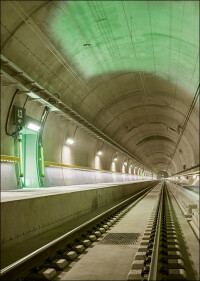Erkundungsreise im weltlängsten Eisenbahntunnel