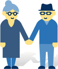 Gut jede fünfte Person ist 65 oder älter