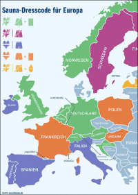 Sauna-Dresscode für Europa