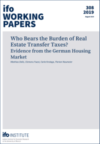ifo: „Grunderwerbsteuer belastet insbesondere den VERkäufer!“
